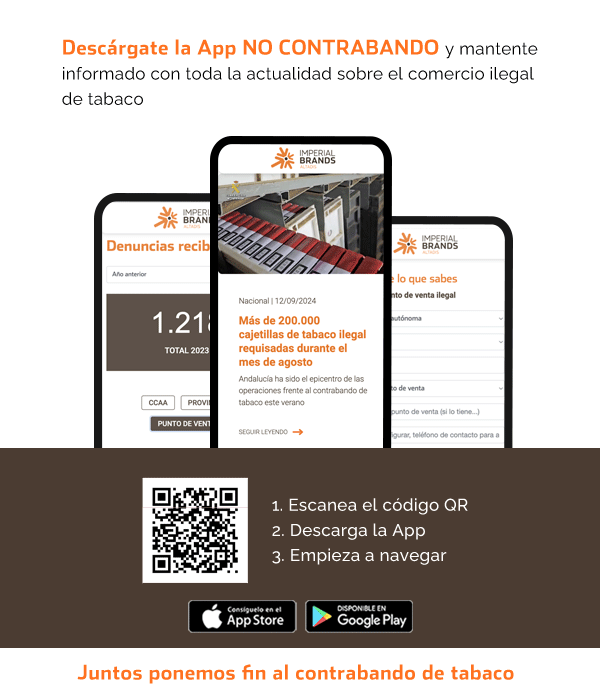 Descárgate la App NO CONTRABANDO
