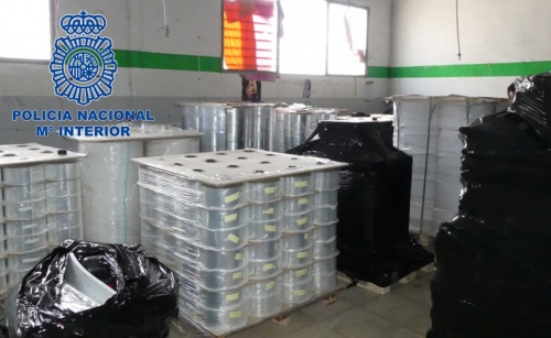 Evitada la apertura de una fábrica de tabaco ilegal en Elche