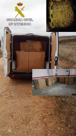 Detenida en Cáceres con 730 kilos de hoja de tabaco