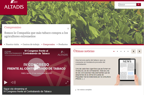 Arranca la IV edición del Congreso frente al Contrabando de Tabaco organizado por Altadis